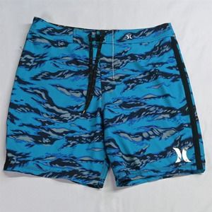 Hurley‎ 32 x 8" Navy Blue Phantom Unlined Board Shorts